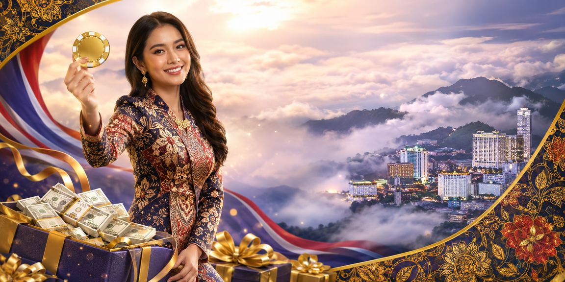 Hiburan kasino batik gaya Malaysia di Genting Highlands dengan suasana mewah