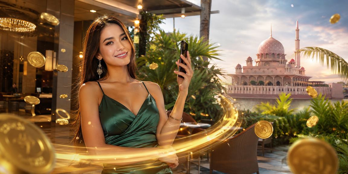 Permainan poker gaya Malaysia di Putrajaya dalam suasana kasino mewah